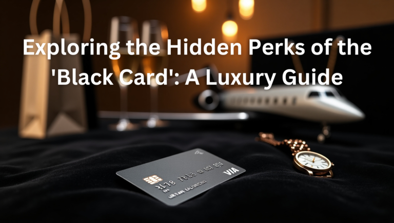 Exploring the Hidden Perks of the 'Black Card'